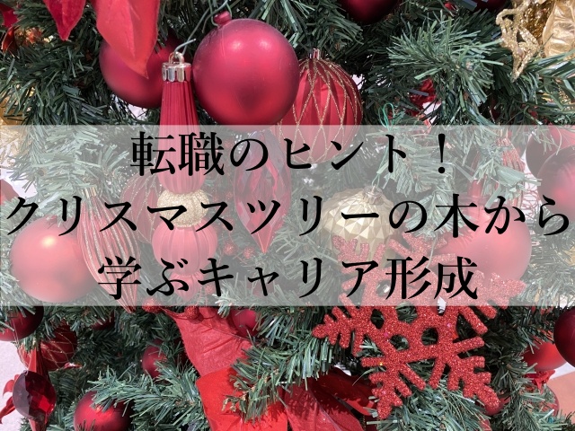 転職のヒント！クリスマスツリーの木から学ぶキャリア形成